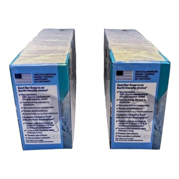 Zest Ocean Breeze Bar Soaps 3.2 oz Each‎ 6-Bar Package Lot of 2 Sea Mineral - Picture 3 of 5